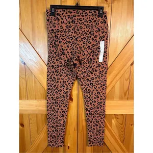 Wild Fable Animal Print Leggings Brown Black Hi Rise Cheetah Size M nwt (4684) thumbnail 4