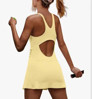Athletic dress Yellow thumbnail 2