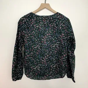 Roller Rabbit Moonflower Floral Lucy Top Midnight New Womens Size Small thumbnail 3