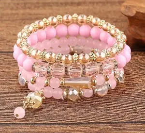 New Fashion Bracelet Trendy Simple Tassel Multicolor Multi-layer Bracelet thumbnail 1