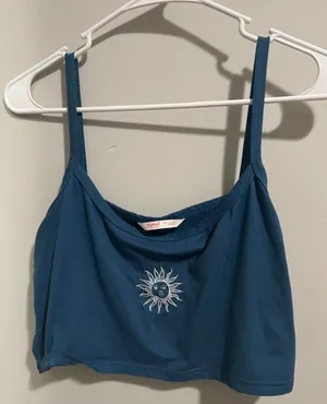 Romwe Sun crop top thumbnail 1