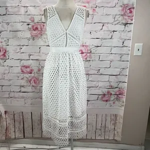 🔥🔥 5/$25 sale 🔥🔥 Abercrombie & Fitch for asos Lace Zip-Back Midi Dress size xs thumbnail 5