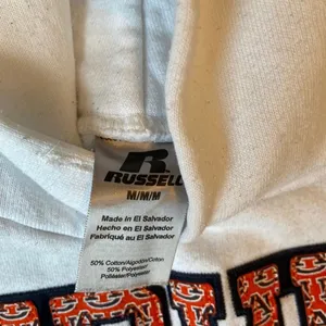 Russell Athletic Auburn White Hoodie Women’s Mediun thumbnail 5