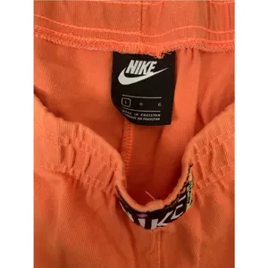 Nike Women’s Cotton Acid Wash Orange Fleece Lightweight Joggers L Athleisure thumbnail 6