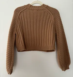 Debut Brown Cropped Sweater thumbnail 3