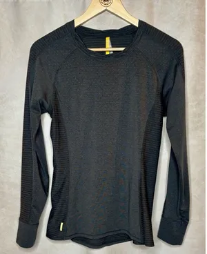 Lole Gray Long Sleeve Activewear Top Women’s Small Reflective thumbnail 1