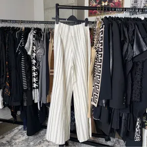 New Free People FP One Bette Wide Leg Striped Lace Up Pants Womens Size 6 NWOT thumbnail 11