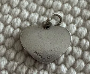 Retired James Avery 2019 Heart with Year Charm thumbnail 3