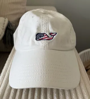 Vineyard Vines Hat Red White Blue thumbnail 1