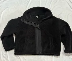 Eddie Bauer Black Fleece Jacket XL Cabincore thumbnail 1