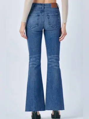 Hidden Jeans Happi Front Slit Flare Jeans thumbnail 3