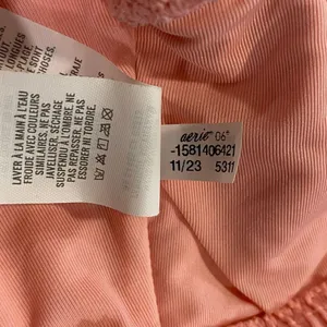 Aerie Real Good Ribbed Bikini Top Pink Scoop Neck Cutout Swimsuit Large thumbnail 4
