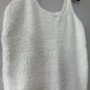 Skims‎ Sherpa Knit Tank Top 2X/3X Bone Ivory Cozy Soft NWOT Stretch Sleeveless thumbnail 8