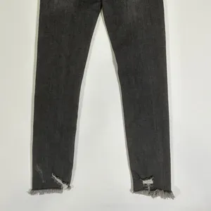 Risen Los Angeles Womens 27/5 Faded Black High Rise Distressed Skinny Jeans thumbnail 8