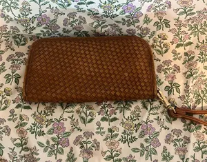 Italian leather wristlet Brown thumbnail 3