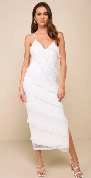 Lulus Ruffled Dress thumbnail 1