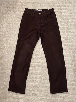 Levi's vintage-inspired button-fly Wedgie Straight corduroy pants Size 28x28 thumbnail 1