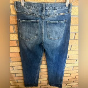 KanCan Mordekaiser High Rise Dad Jeans Straight Leg Distressed Women’s Size 24 thumbnail 4