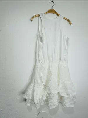 Heartloom White Tiered Ruffle Tank Dress thumbnail 5