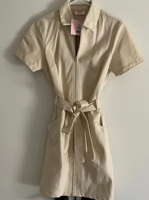 Showpo NWT Ceres Canvas Dress US 4 thumbnail 1
