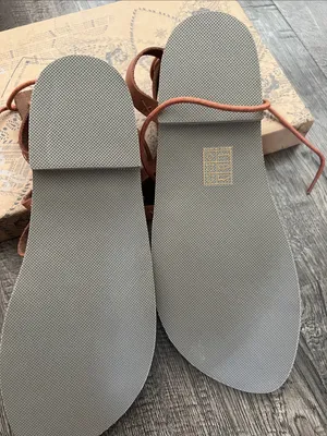 Free People Vachetta Vacation Day Wrap Leather Lace-Up Gladiator Sandals thumbnail 5