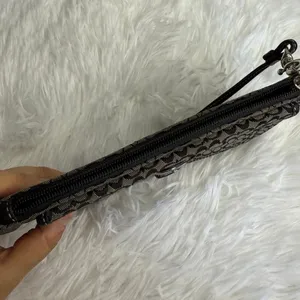 COACH y2k Soho Black Signature Canvas Wristlet thumbnail 3
