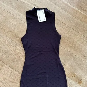 Peppermayo - Cool To Be Kind Mesh Dress in Chocolate Monogram in Dark Brown thumbnail 2