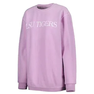 Pressbox Purple LSU‎ Tigers Vintage Wash Pullover Cord Comfy Sweatshirt XL NWT thumbnail 16