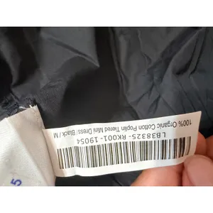 Quince Organic Cotton Poplin Tiered Mini Dress Black Short Sleeve‎ Smocked M thumbnail 8