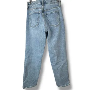 Old Navy OG LOOSE Secret-Smooth High Rise Denim High Waist Straight Leg Jeans thumbnail 6