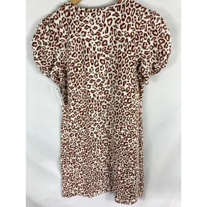 NWT Nine West Animal Print Short Sleeve Dress Size XS thumbnail 4