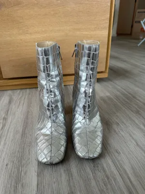 Sam Edelman Booties Silver thumbnail 3