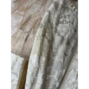 By Choice California Vintage 90s White‎ Floral Brocade Mini Dress Bolero Set 11 thumbnail 3