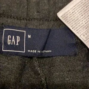 Gap Dark Grey Bottom Zipper Drawstring Joggers thumbnail 5