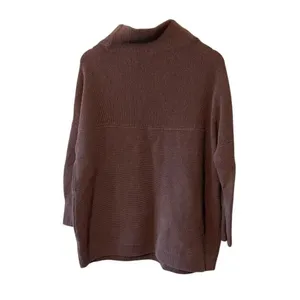 Free People Ottoman Slouchy Tunic Size Small oversized sweater ribbed knit mock thumbnail 4