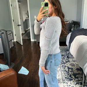 Aerie Super Comfy Grey Sweater thumbnail 5