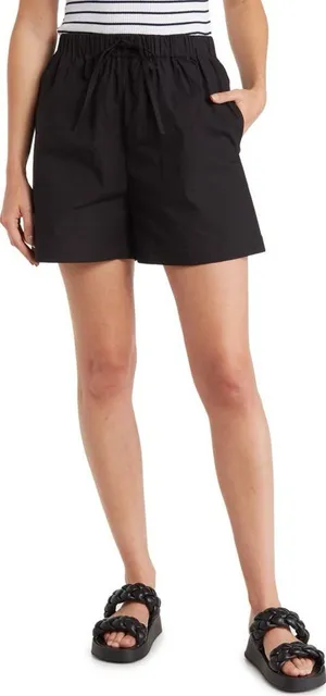 S Elodie 100% Cotton Black Shorts thumbnail 1