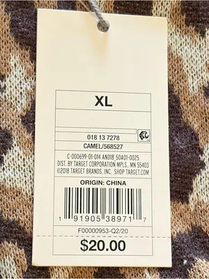 NWT a new day Women’s Leopard Print Crewneck Sweater Size XL thumbnail 5
