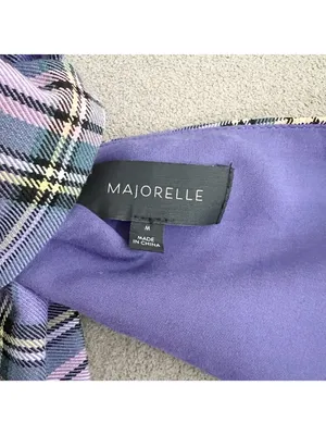 Majorelle Serrano Plaid Tube Top Medium M Revolve Festival Rave Clueless Boho thumbnail 5