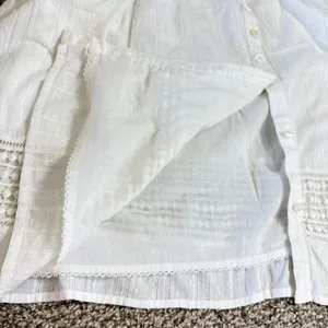Maeve Anthropologie Dress Womens 6 Eyelet Cotton Sleeveless Midi Kentucky Derby‎ thumbnail 10