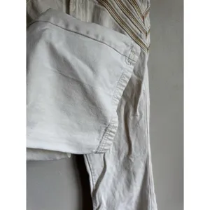 We the Free White Tan Embroidered Stripe Wide Leg Jeans Womens 29 Festival thumbnail 3