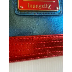 Loungefly x Marvel Purse Wallet Captain Marvel Metallic Logo Zip Around thumbnail 12