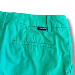 Patagonia Women’s‎ Shorts 0 Green Organic Cotton Blend Bermuda Casual Summer thumbnail 9