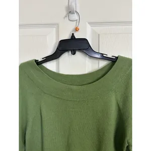 Carole Little Angora Wool Blend Wide Neck Pullover Sweater Size XL Cozy FLAWS thumbnail 3