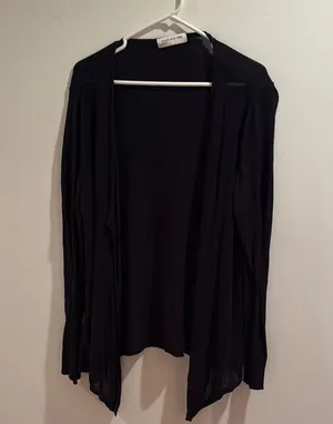 Jones New York Sport Black Classic Cardigan Sweater thumbnail 1