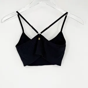 Spiritual Gangster Wide Rib Low Impact Pullover Sports Bra‎ Women's M/L Black thumbnail 3