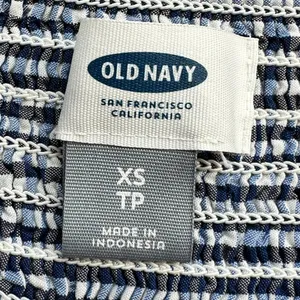 OLD NAVY Blue Gingham Fit & Flare Dress - size XS thumbnail 11