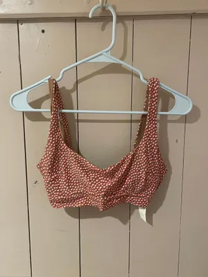 Aerie Orange and Pink Swimsuit Top thumbnail 2