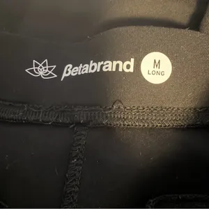Betabrand Dress Pant Yoga Pants M Long Black Straight Leg Ponte 34 Inseam thumbnail 5