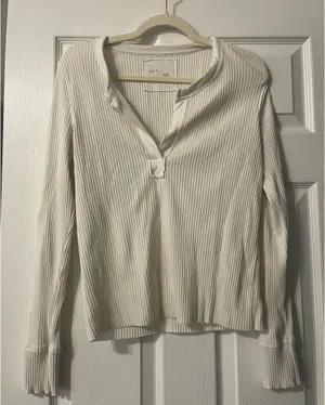 Aerie Long Sleeve Top Ribbed thumbnail 1